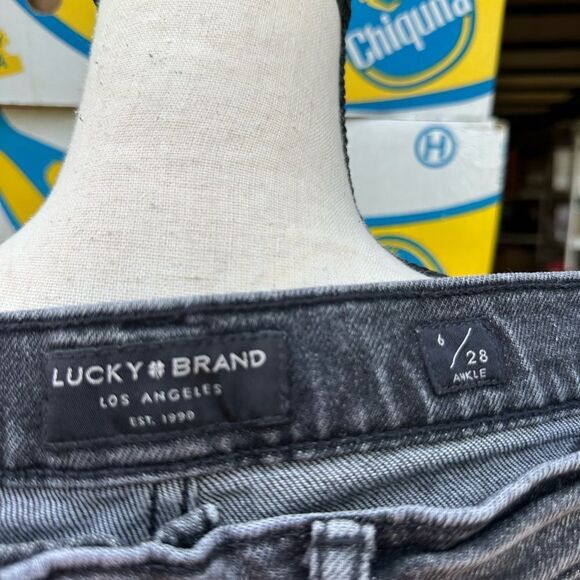 Lucky Brand Distressed Black Jeans - Picture 2 of 7